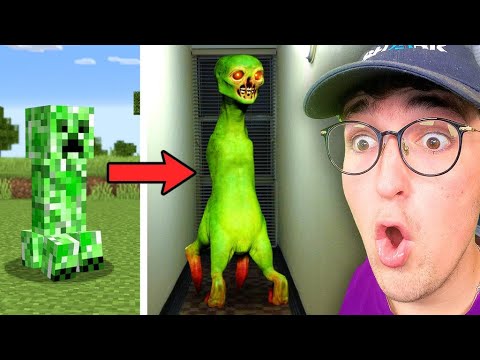 Minecraft Mobs But In Real Life