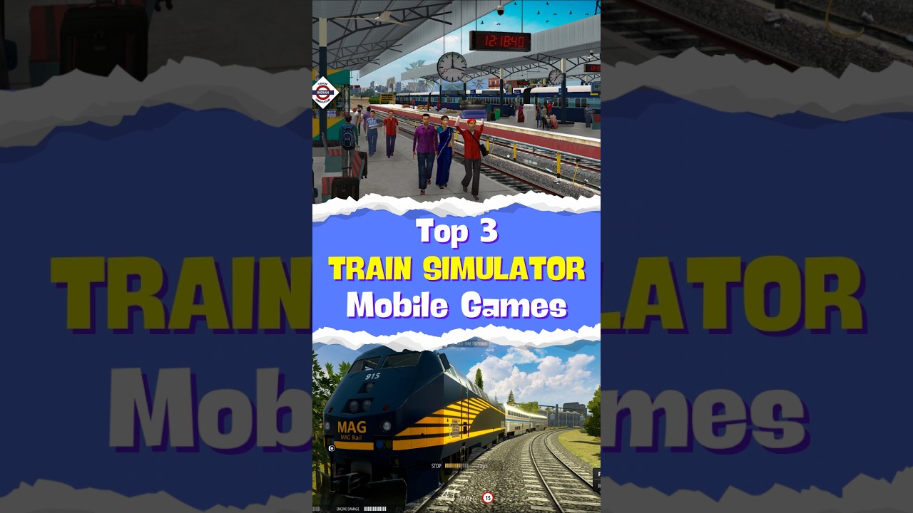 Top 3 Best Train Simulator Games For Android #ytshorts #gaming #shorts #trending #youtubeshorts