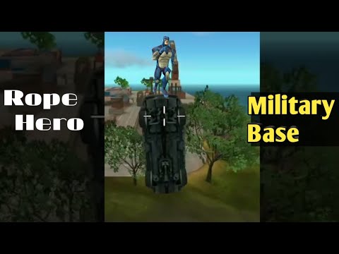 Rope Hero in Military Base || plan Chori || helicopter