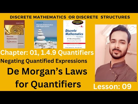 Lesson 09 Negating Quantified Expressions | De Morgan s Laws for Quantifiers
