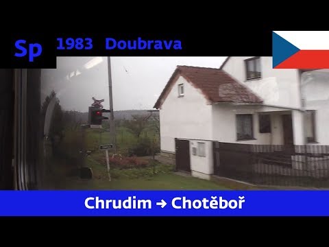 Jízda vlakem Sp 1983 DOUBRAVA - 18.11.2012