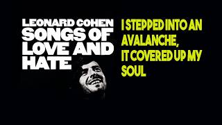 Leonard Cohen - Avalanche w/lyrics