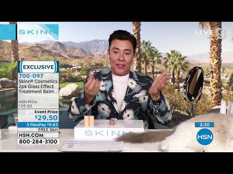 Skinn Cosmetics – 2er-Pack Behandlungsbalsam mit Glaseffekt