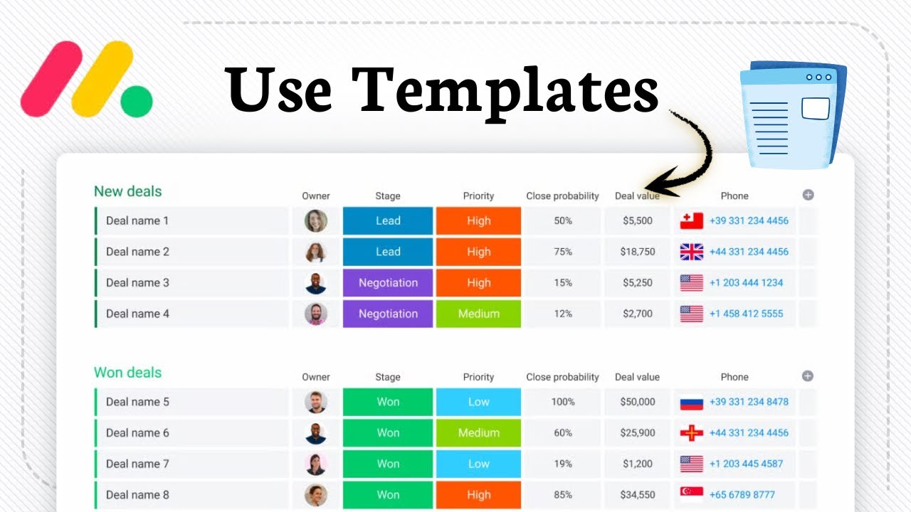 How to Use Monday.com Templates (Quick and Easy Guide)