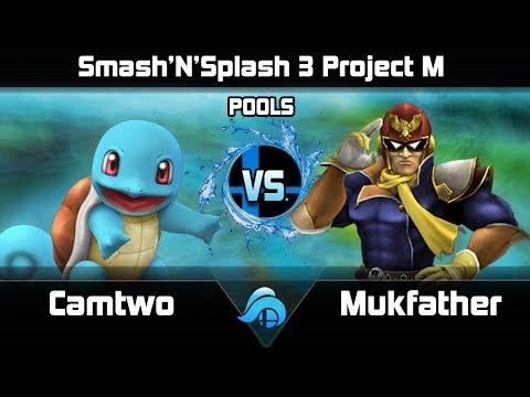 Smash n Splash 3 Project M Singles Pools - Camtwo (Squirtle) vs. Mukfather (Falcon/Doug)