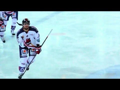 Françis Charland Hattrick: Rapaces de Gap vs Brûleurs de Loups Grenoble Coupe Magnus 2014 BDL Hockey