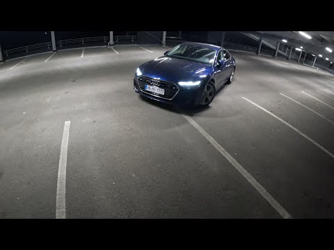 2021 Audi A7 50 TDI POV Night Drive City + Highway 0-100