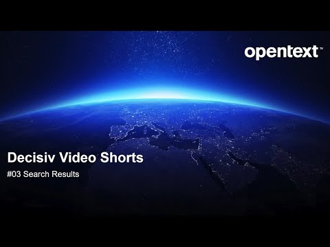 Search Results | OpenText Decisiv