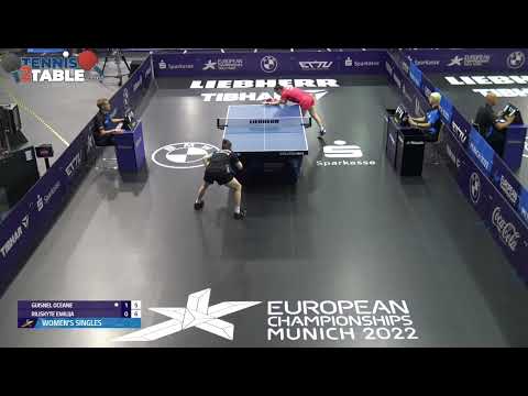 Guisnel Oceane (FRA) vs Riliskyte Emilija (LTU) - Championnats d'Europe 2022 (qualifications)