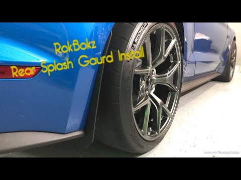 2019 Mustang GT PP2 Rear RokBlokz  Splash Guard Install