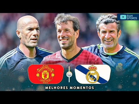 AT 51 YEARS OLD ZIDANE AND LUÍS FIGO RETURN TO REAL MADRID IMPRESSING EVERYONE IN OLD TRAFFORD!