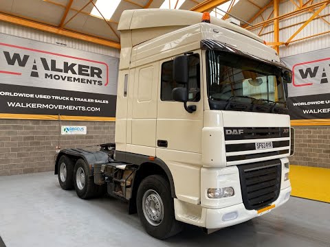 New In Stocklist For Sale: DAF XF105, 460 SPACE CAB 6X4 TRACTOR UNIT - 2013 - SF63 RYR