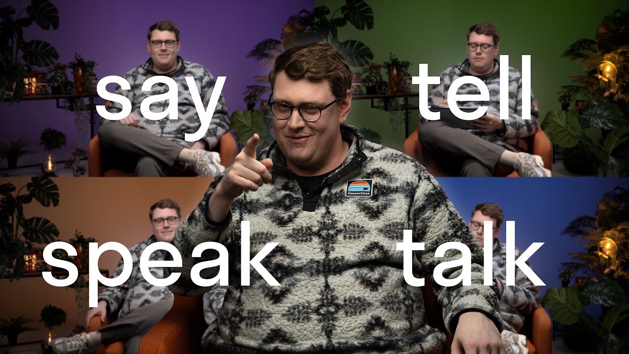 ХВАТИТ ИХ ПУТАТЬ | Разница между Say, Speak, Talk, Tell | Шпаргалка и бонус-игра от Дэни из Skyeng 🤫