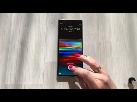 Sony Xperia 10 Plus incoming call