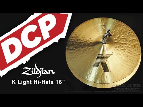 Zildjian K Light Hi Hat Cymbals 16"