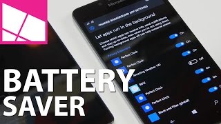 Lumia 950 &amp; Windows 10 Mobile battery usage settings