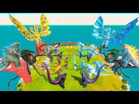 Top 25 Strongest Versions of Kaiju Monster Size Comparison vs Their Ice Nemeses Itself - ARBS