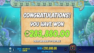 Bigger Bass Splash Slot Bonus Game Big Win 🤑