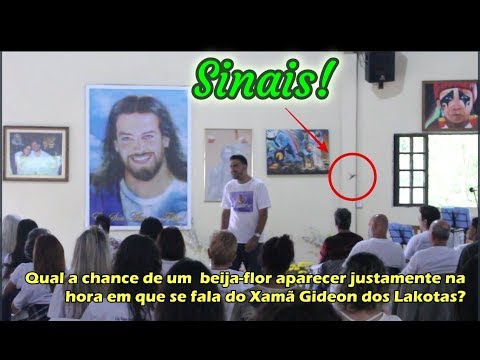 Padrinho Junior dos Lakotas relembrando o Xamã Gideon dos Lakotas