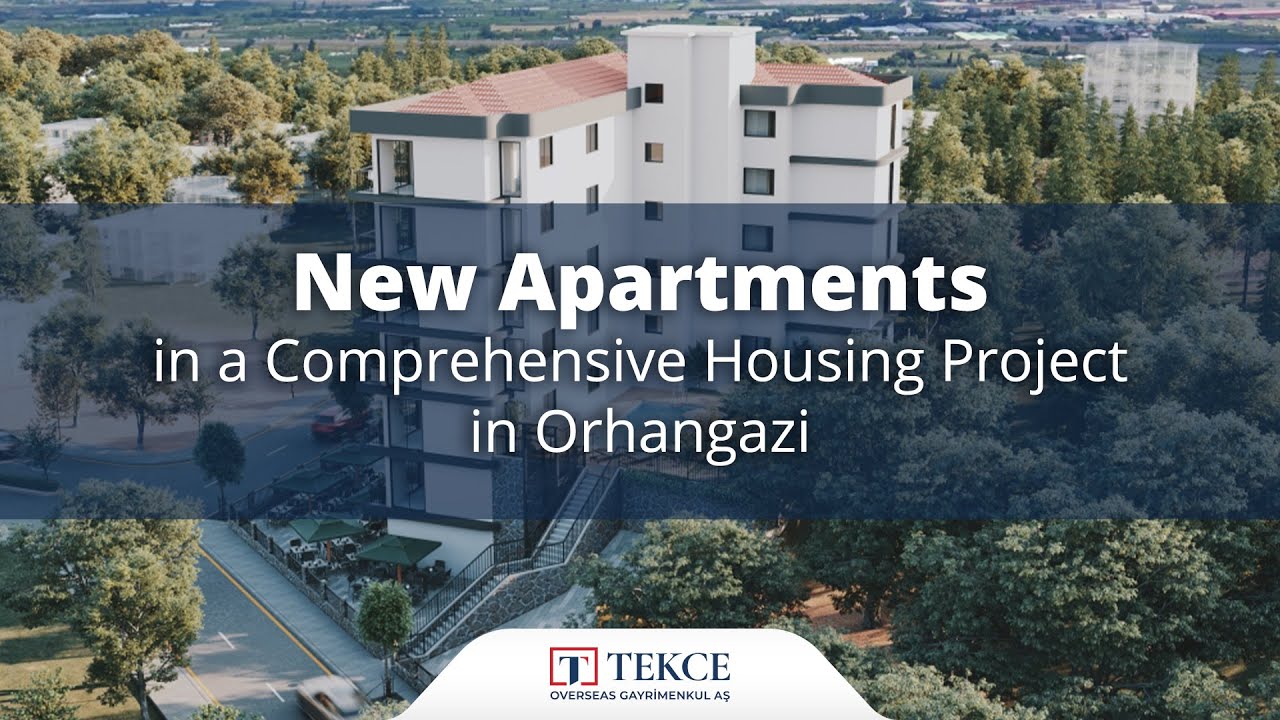 New Apartments in a Comprehensive Housing Project in Orhangazi