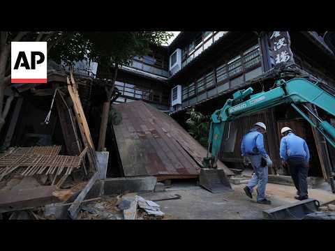 Video Thumbnail: Century-old Japanese inn faces uncertain future after it was damaged in earthquake