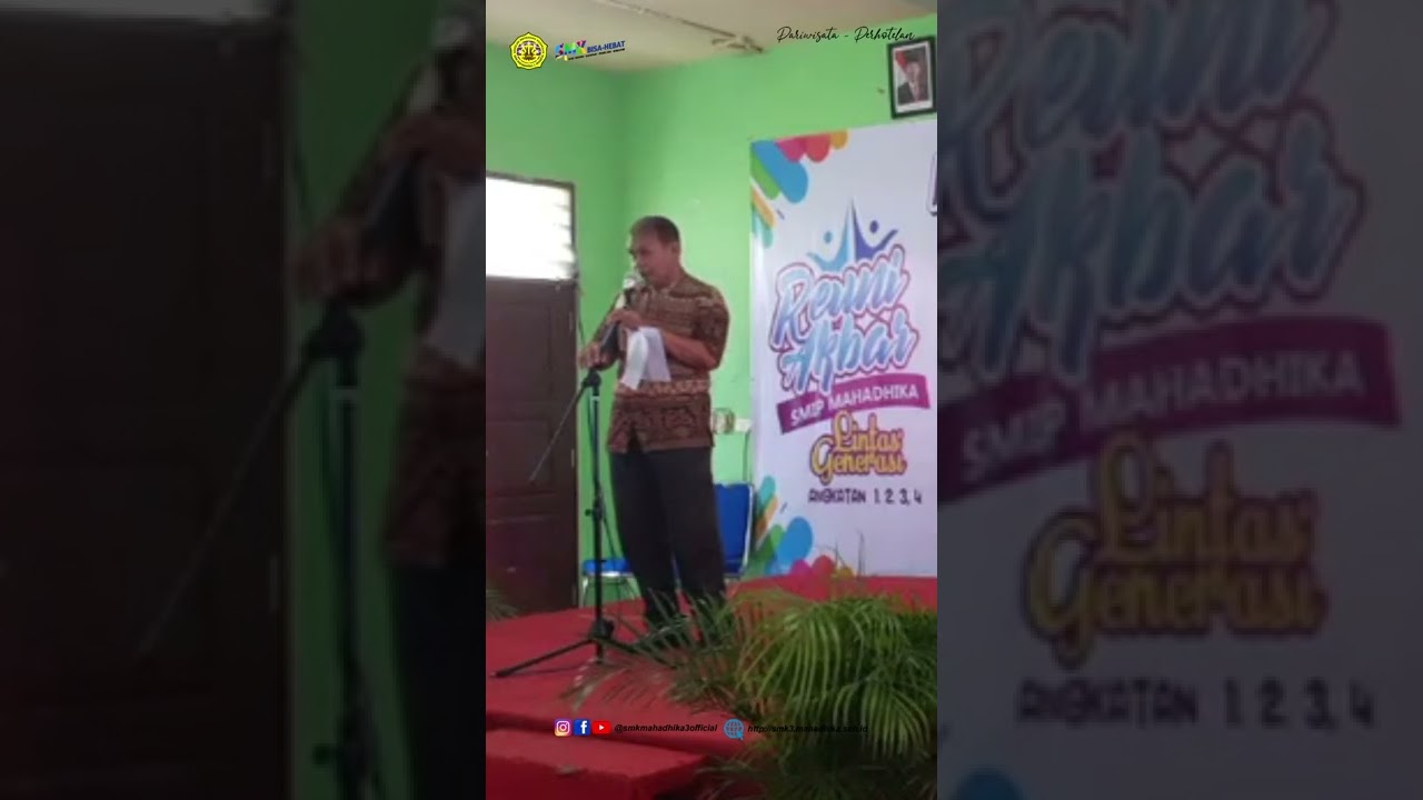 Ucapan Terima kasih dari bapak Sudiharto, SE #shorts