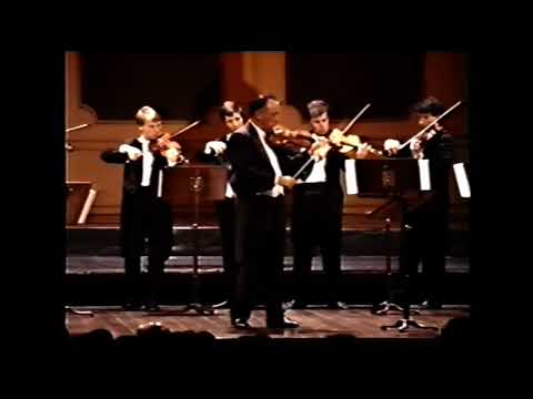 Alberto Lysy violin | world premiere of "Paisaje Nocturno" by Esteban BENZECRY | TEATRO COLON 1994