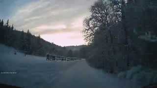 preview picture of video 'Zwardoń-Vratna zimą skrótami'