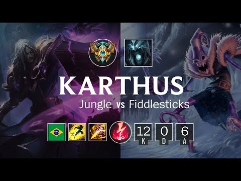 Karthus Jungle vs Fiddlesticks - BR Challenger Patch 8.20