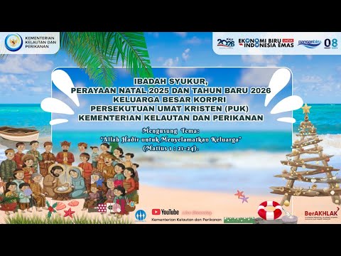PERAYAAN NATAL 2025 DAN TAHUN BARU 2026 KELUARGA BESAR KORPRI PERSEKUTUAN UMAT KRISTEN KKP