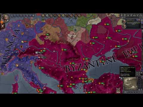Crusader Kings 2:  Jade Byz 62 - Finally Facing Francia
