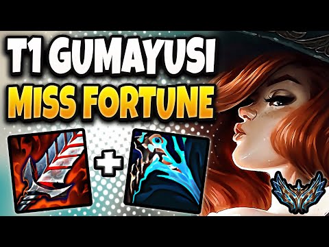 T1 Gumayusi Miss Fortune vs Jinx [ ADC ] Patch 25.5 Korea Challenger