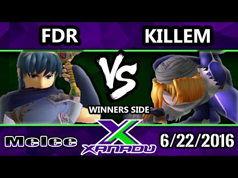 S@X 155 SSBM Tournament - Killem (Sheik) Vs. FDR (Marth)