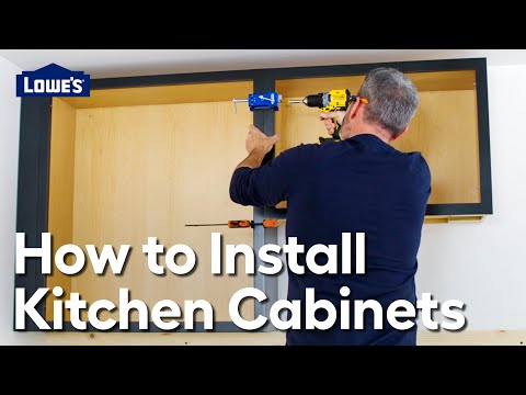 How to Install Kitchen Cabinets
