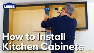 How to Install Kitchen Cabinets