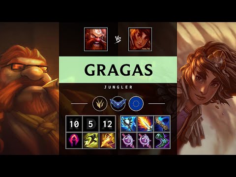 Gragas Jungle vs Taliyah - EUW Diamond Patch 25.18