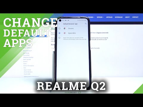 How to Bring Back Default Apps Configuration in REALME Q2 - Reset Apps Settings