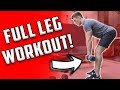 Full Leg Workout | 4 Leg Exercises With Dumbbells