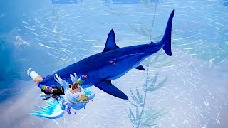 Swimming In Shark Infested Waters ( Bad Idea ) Jaws Roblox