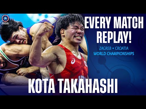 Every match from  Kota TAKAHASHI (JPN) at the Senior World Championships