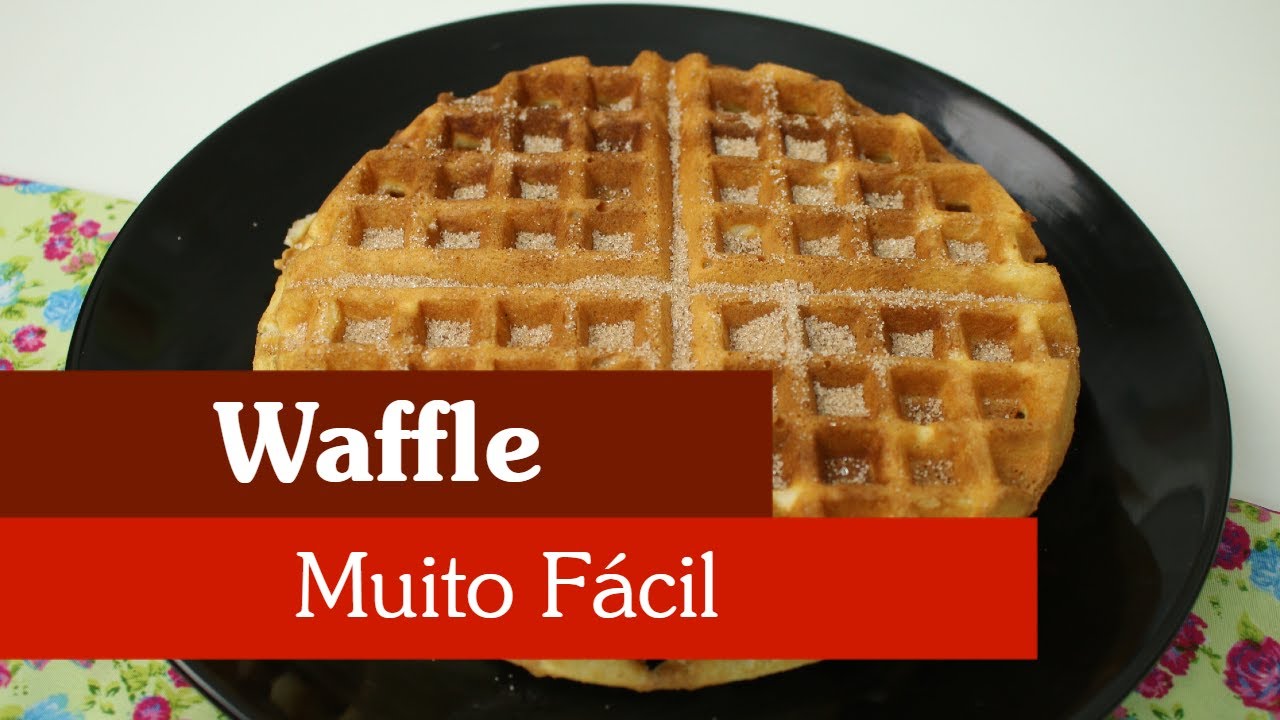 COMO FAZER WAFFLE DE UM JEITO MUITO FÁCIL!