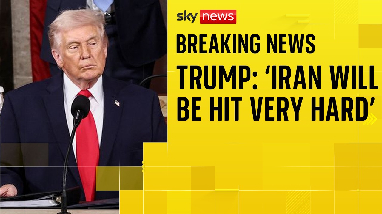 Trump Warns Iran Will Be “Hit Very Hard” as Middle East Tensions Escalate