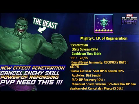 Explanation New Effect Penetration From CTP Reforging - Marvel Future Fight ( English Version )