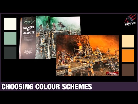 TERRAIN TALK - HOW TO CHOOSE A COLOUR SCHEME - Using Warcry Red Harvest Terrain As An Example