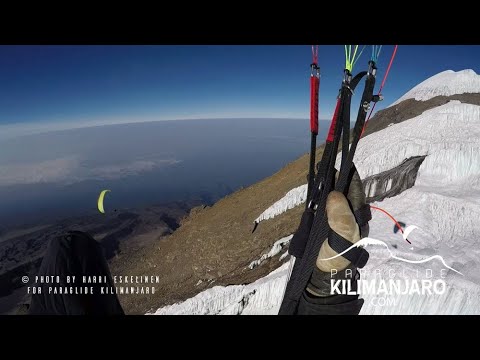 Harri Eskelinen, first Finnish man to paraglide from Kilimanjaro
