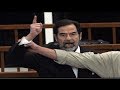 ردة فعل صدام حسين لحظة سماع حكم القاضي عليه وعلى رفقائه !! mp3