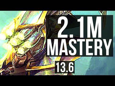 MASTER YI vs KENNEN (TOP) | Penta, 2.1M mastery, 1300+ games | KR Diamond | 13.6