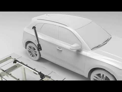 Инструкция по установке багажника Turtle Air 2 на интегрированные рейлинги.