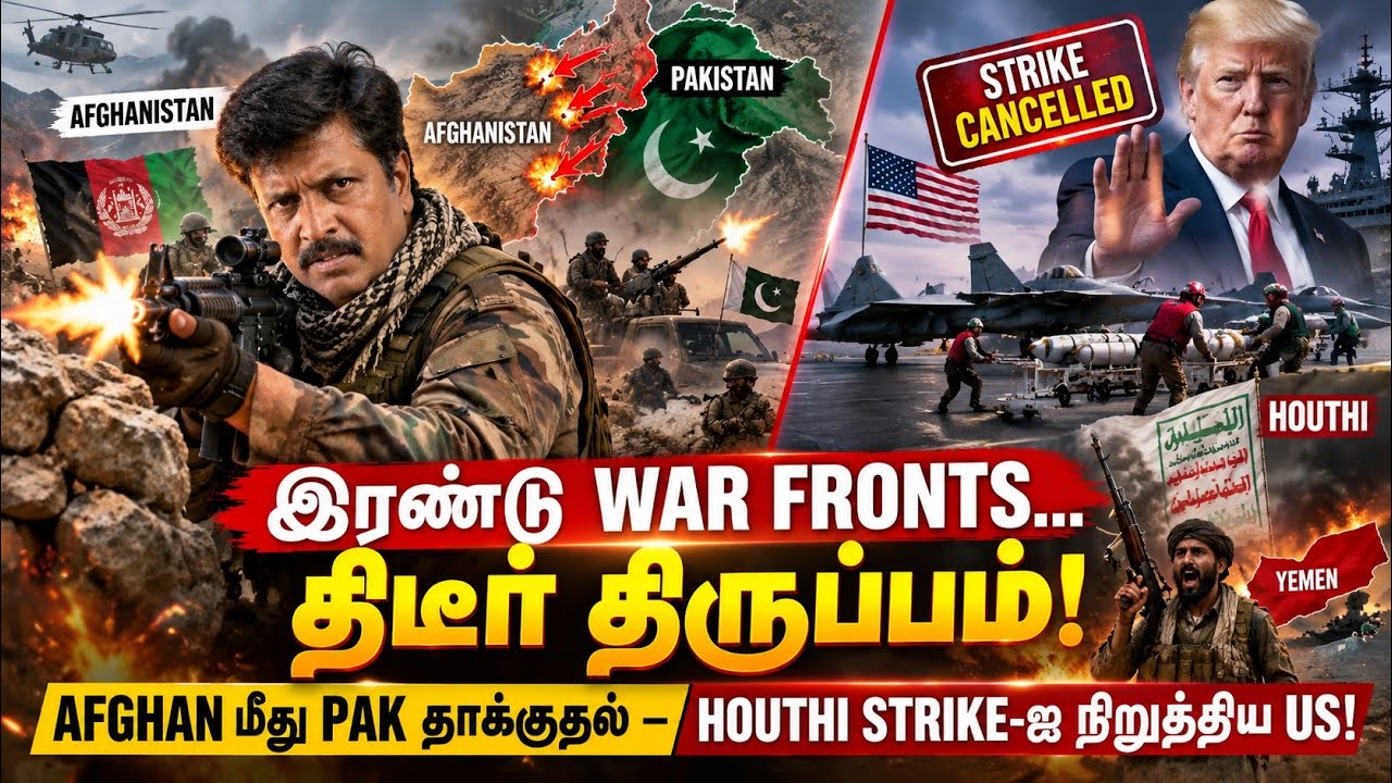 AFGHAN மீது PAK தாக்குதல் – HOUTHI STRIKE-ஐ நிறுத்திய US I Iran Shocking Report I Ravikumar 