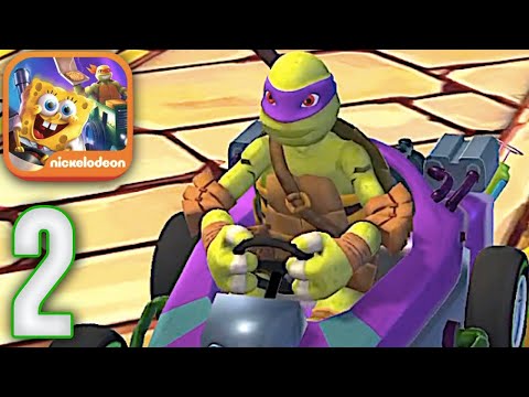 Nickelodeon Kart Racer - Donatello - Gameplay Walkthrough Part 2 [iOS/Android]